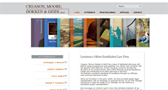 Desktop Screenshot of cmd-law.com